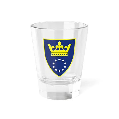 Coat of arms of Zenica-Doboj (Bosnia and Herzegovina) (Coat of Arms) Shot Glass 1.5oz 1.5oz - Go Mug Yourself
