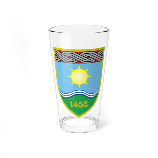 Coat of Arms of Zepce (Bosnia and Herzegovina) (Coat of Arms) Pint Glass 16oz 16oz - Go Mug Yourself