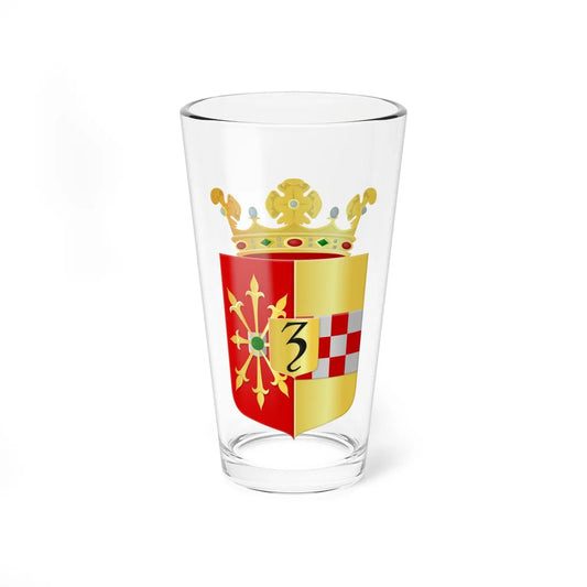 Coat of arms of Zevenaar (Netherlands) (Coat of Arms) Pint Glass 16oz 16oz - Go Mug Yourself