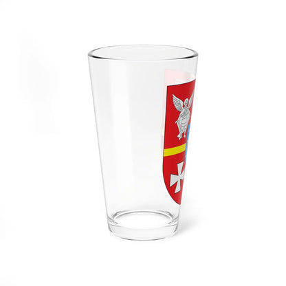 Coat of Arms of Zhytomyr Oblast m (Ukraine) (Coat of Arms) Pint Glass 16oz - Go Mug Yourself
