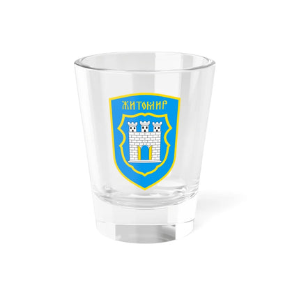 Coat of Arms of Zhytomyr (Ukraine) (Coat of Arms) Shot Glass 1.5oz 1.5oz - Go Mug Yourself