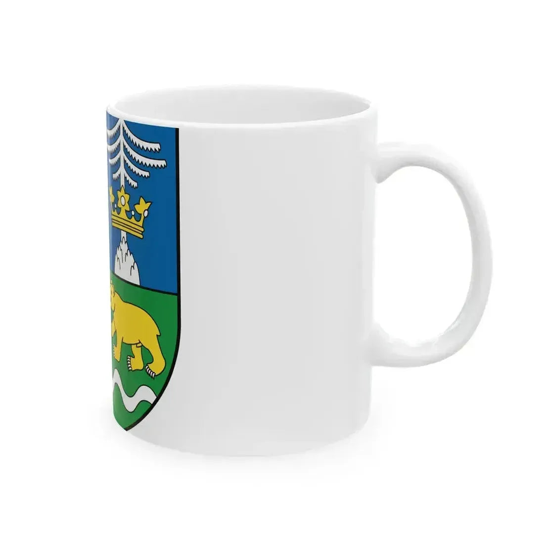 Coat Of Arms Of Zilina Region (Slovakia) White Coffee Mug - Go Mug Yourself