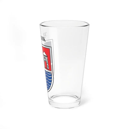 Coat of arms of Zvornik (Bosnia and Herzegovina) (Coat of Arms) Pint Glass 16oz - Go Mug Yourself