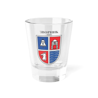 Coat of arms of Zvornik (Bosnia and Herzegovina) (Coat of Arms) Shot Glass 1.5oz 1.5oz - Go Mug Yourself