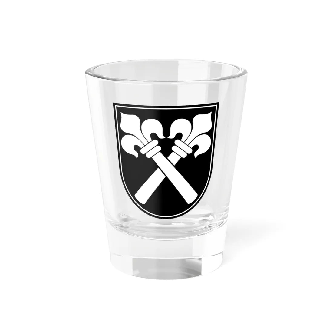 Coat of arms of Zwingen (Switzerland) (Coat of Arms) Shot Glass 1.5oz 1.5oz - Go Mug Yourself