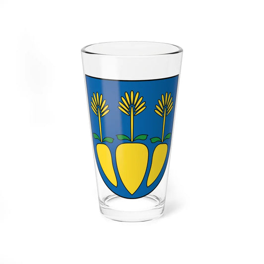 Coat of Arms of Zázrivá (Slovakia) (Coat of Arms) Pint Glass 16oz 16oz - Go Mug Yourself