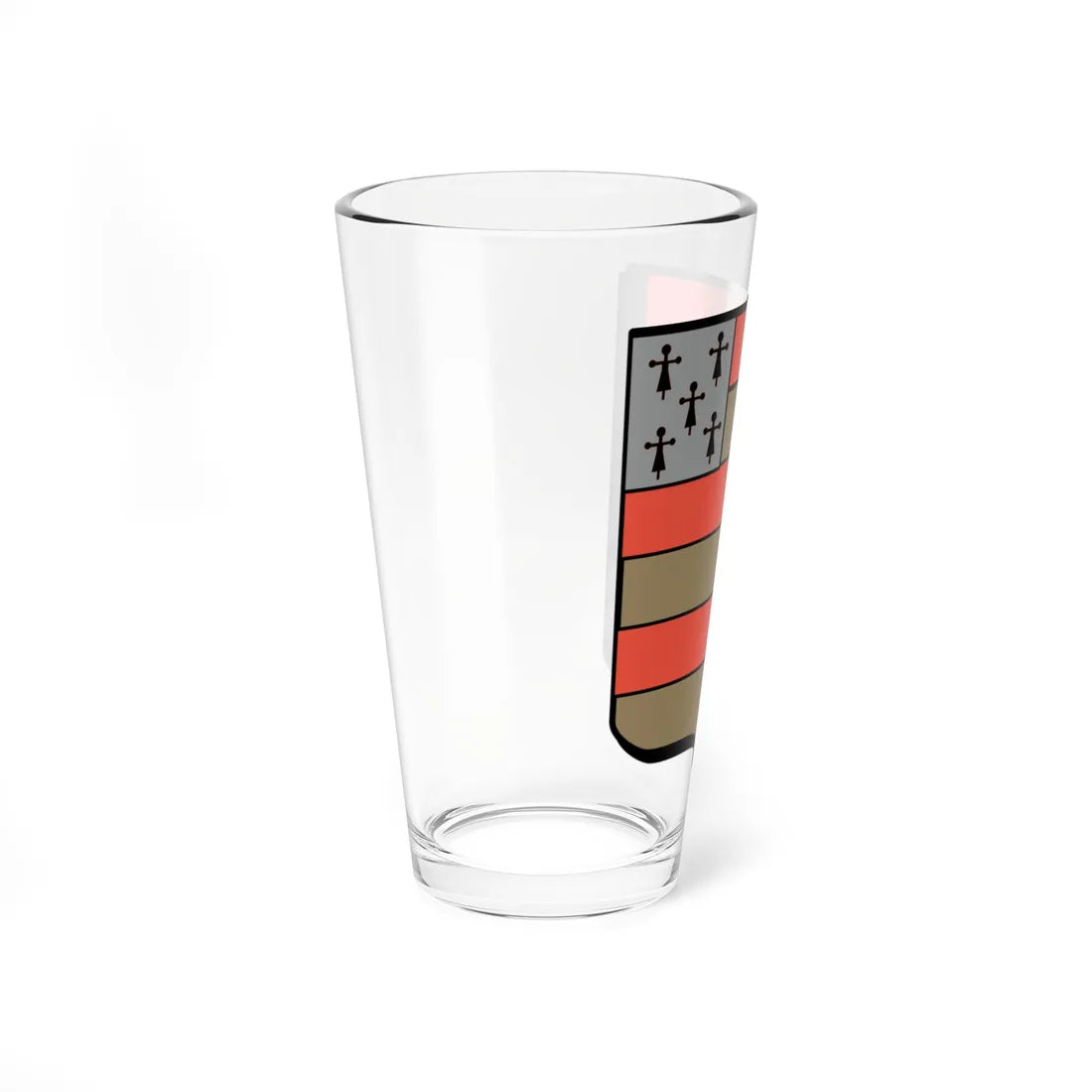 Coat of arms petegem (Belgium) (Coat of Arms) Pint Glass 16oz - Go Mug Yourself