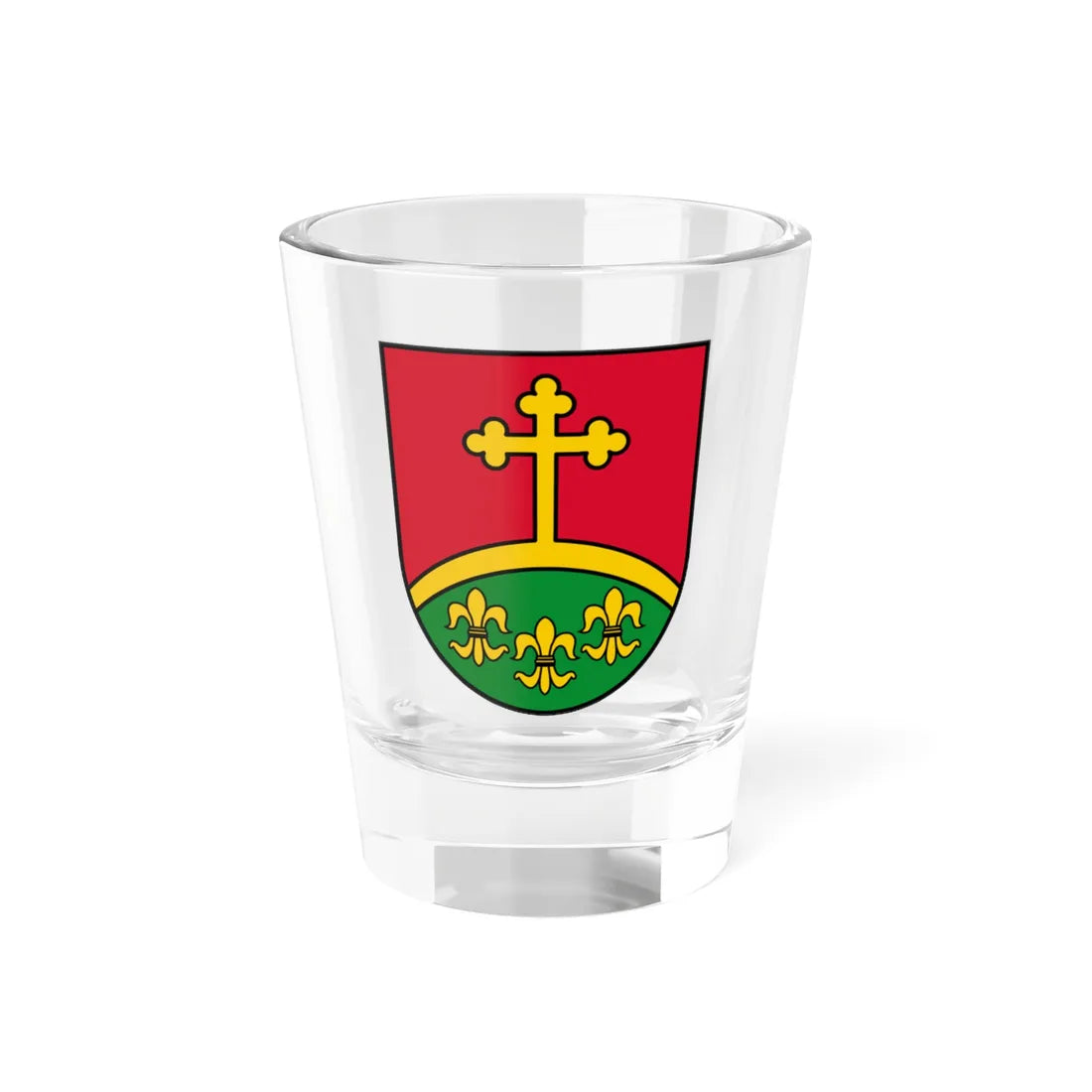 Coat of arms Pfarrkirchen im Mühlkreis (Austria) (Coat of Arms) Shot Glass 1.5oz 1.5oz - Go Mug Yourself