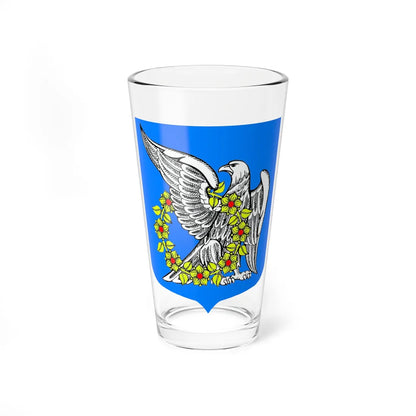 Coat of arms RahjaLeningrad oblast (Russia) (Coat of Arms) Pint Glass 16oz 16oz - Go Mug Yourself