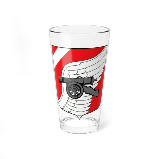 Coat of arms Romanovka Leningrad oblast (Russia) (Coat of Arms) Pint Glass 16oz 16oz - Go Mug Yourself