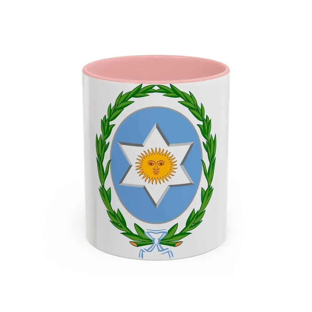 Coat of Arms Salta Argentina - Accent Coffee Mug 11oz Pink - Go Mug Yourself