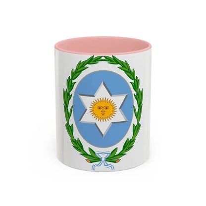Coat of Arms Salta Argentina - Accent Coffee Mug 11oz Pink - Go Mug Yourself