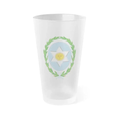 Coat of Arms Salta Argentina - Frosted Pint Glass 16oz 16oz Frosted - Go Mug Yourself
