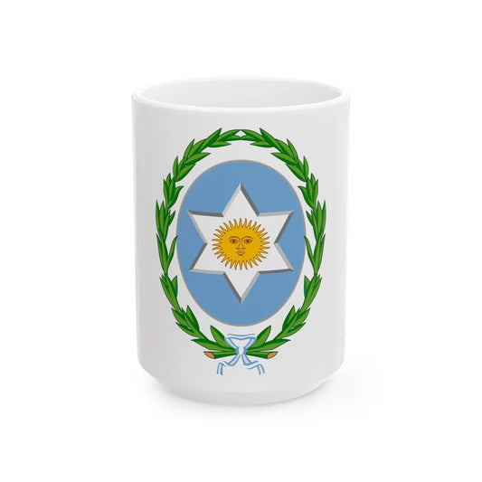 Coat of Arms Salta Argentina - White Coffee Mug-15oz-Go Mug Yourself