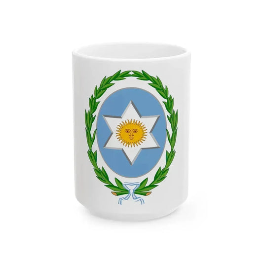Coat of Arms Salta Argentina - White Coffee Mug 15oz - Go Mug Yourself