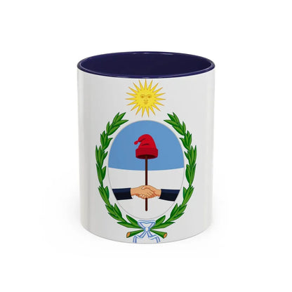 Coat of Arms San Juan Argentina - Accent Coffee Mug 11oz Navy - Go Mug Yourself