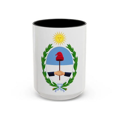 Coat of Arms San Juan Argentina - Accent Coffee Mug 15oz Black - Go Mug Yourself