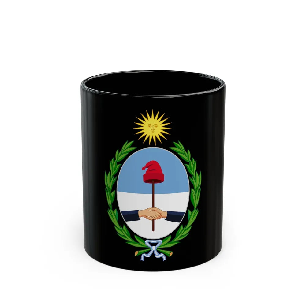 Coat of Arms San Juan Argentina - Black Coffee Mug-11oz-Go Mug Yourself