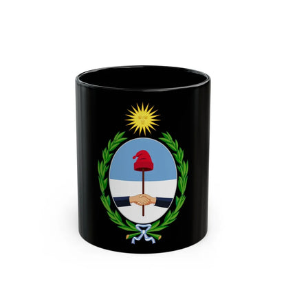 Coat of Arms San Juan Argentina - Black Coffee Mug-11oz-Go Mug Yourself