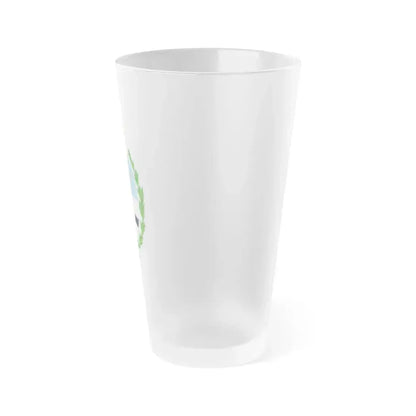 Coat of Arms San Juan Argentina - Frosted Pint Glass 16oz - Go Mug Yourself