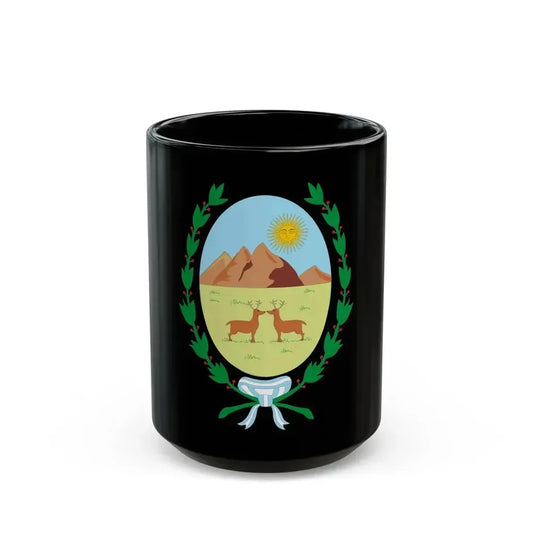 Coat of Arms San Luis Argentina - Black Coffee Mug 15oz - Go Mug Yourself