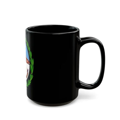 Coat of Arms Santa Cruz Argentina - Black Coffee Mug-Go Mug Yourself