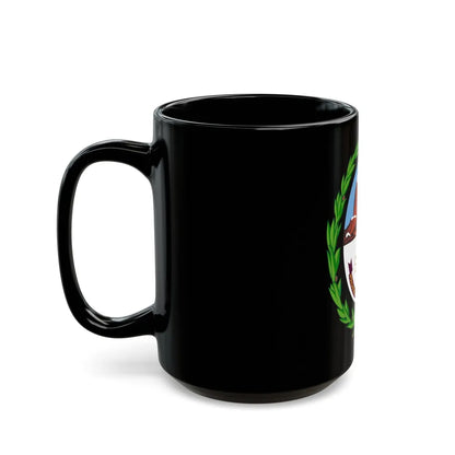 Coat of Arms Santa Cruz Argentina - Black Coffee Mug-Go Mug Yourself