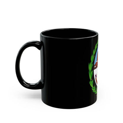 Coat of Arms Santa Cruz Argentina - Black Coffee Mug-Go Mug Yourself