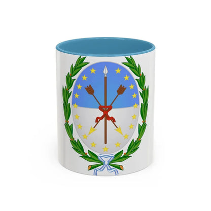 Coat of Arms Santa Fe Argentina - Accent Coffee Mug 11oz Light Blue - Go Mug Yourself