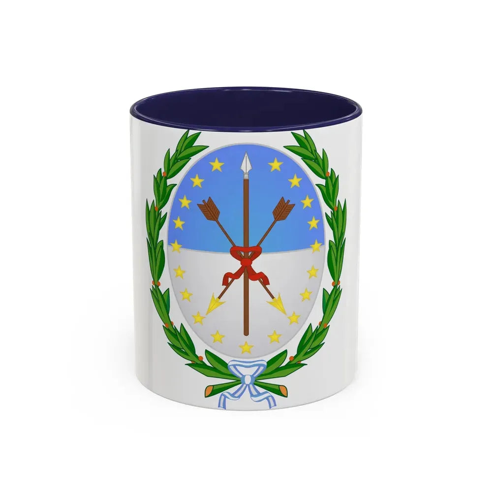 Coat of Arms Santa Fe Argentina - Accent Coffee Mug 11oz Navy - Go Mug Yourself