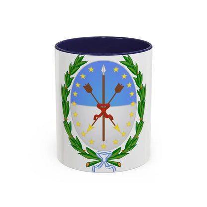 Coat of Arms Santa Fe Argentina - Accent Coffee Mug 11oz Navy - Go Mug Yourself