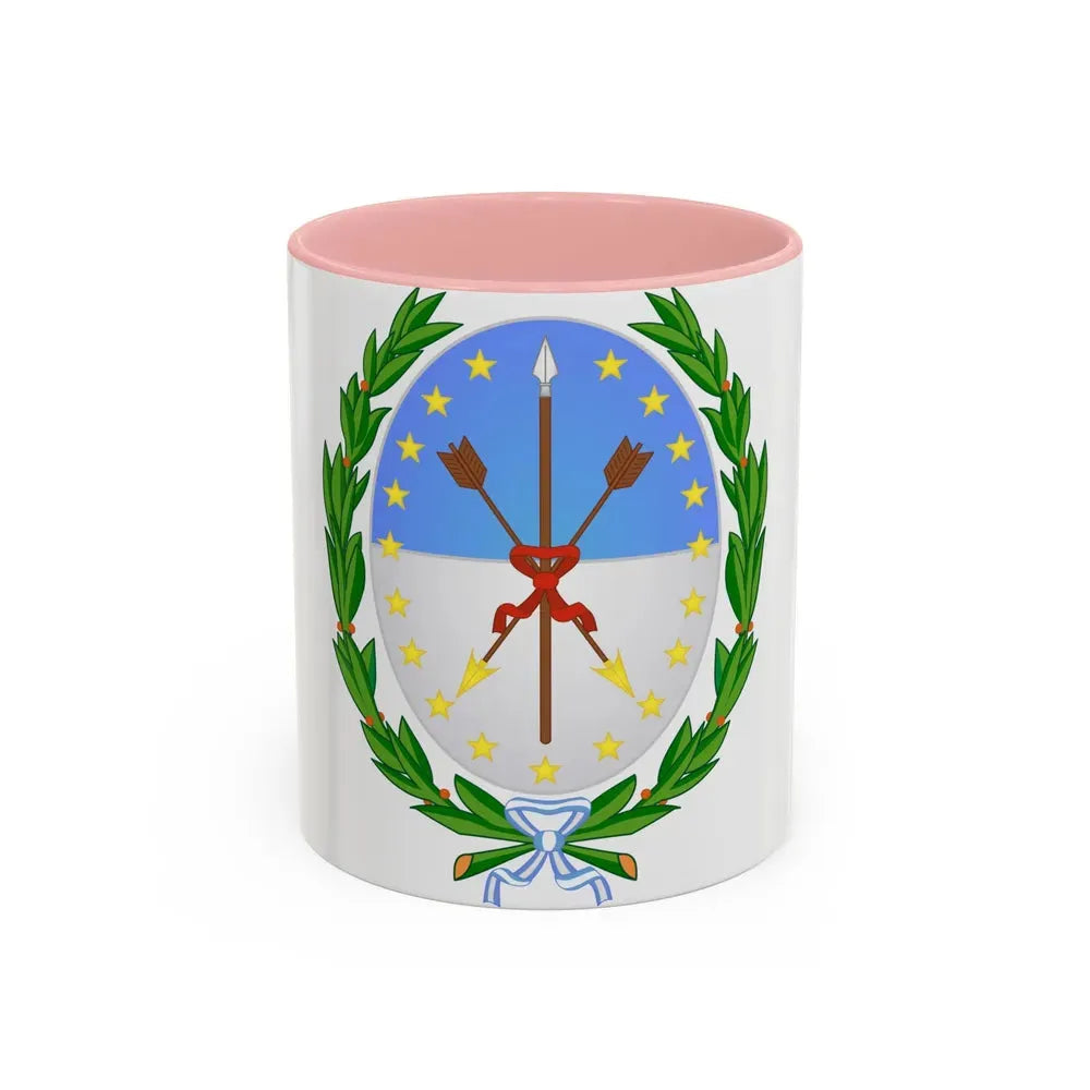 Coat of Arms Santa Fe Argentina - Accent Coffee Mug 11oz Pink - Go Mug Yourself