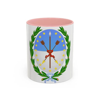 Coat of Arms Santa Fe Argentina - Accent Coffee Mug 11oz Pink - Go Mug Yourself