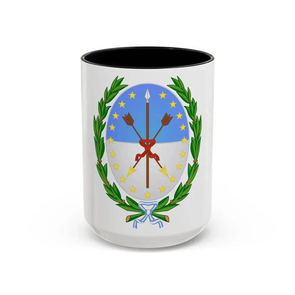 Coat of Arms Santa Fe Argentina - Accent Coffee Mug 15oz Black - Go Mug Yourself