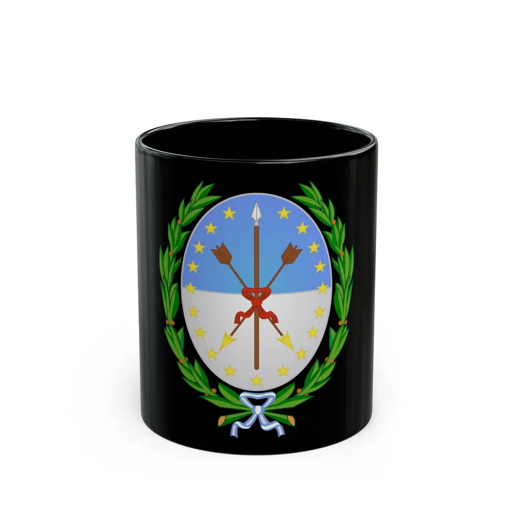 Coat of Arms Santa Fe Argentina - Black Coffee Mug-11oz-Go Mug Yourself