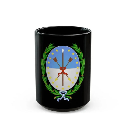 Coat of Arms Santa Fe Argentina - Black Coffee Mug 15oz - Go Mug Yourself