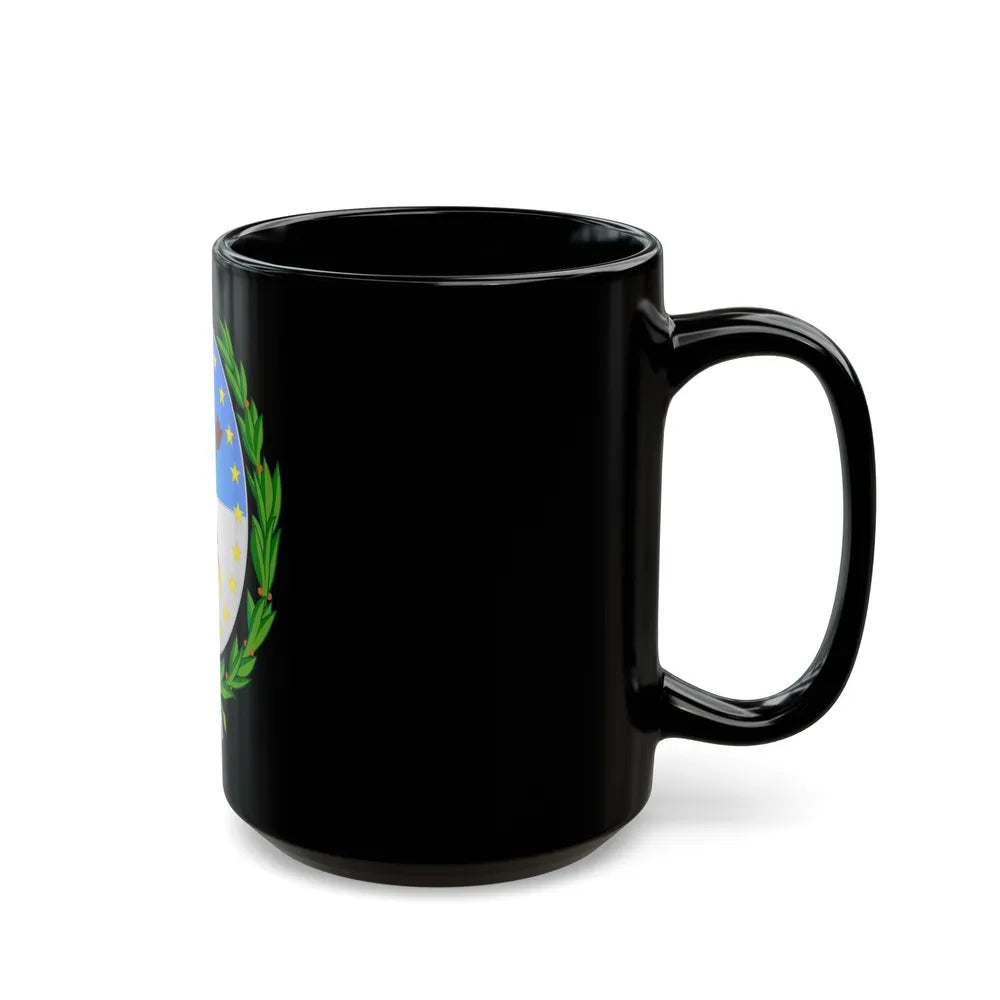 Coat of Arms Santa Fe Argentina - Black Coffee Mug-Go Mug Yourself