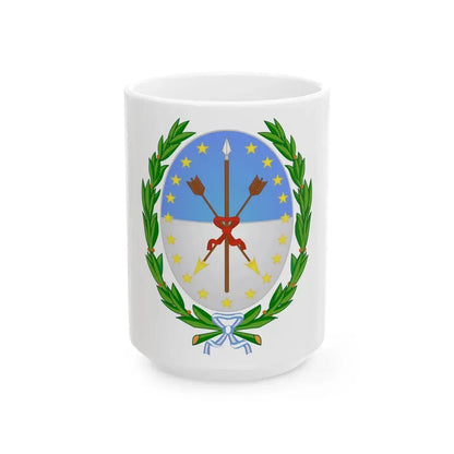 Coat of Arms Santa Fe Argentina - White Coffee Mug 15oz - Go Mug Yourself
