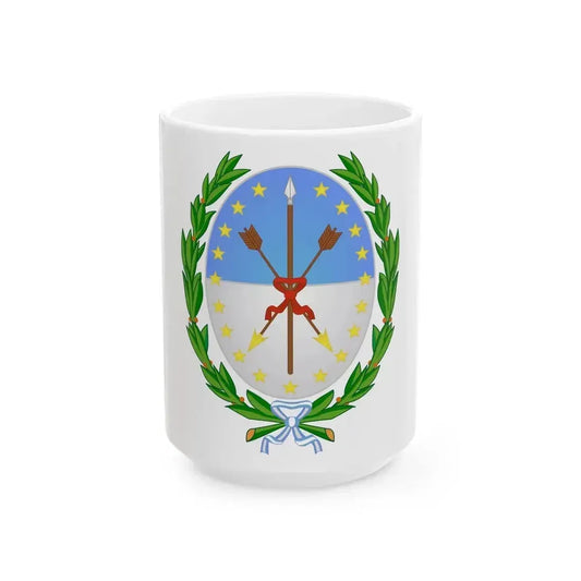 Coat of Arms Santa Fe Argentina - White Coffee Mug 15oz - Go Mug Yourself