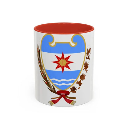 Coat of Arms Santiago del Estero Argentina - Accent Coffee Mug 11oz Red - Go Mug Yourself
