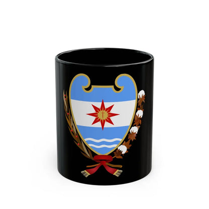 Coat of Arms Santiago del Estero Argentina - Black Coffee Mug-11oz-Go Mug Yourself