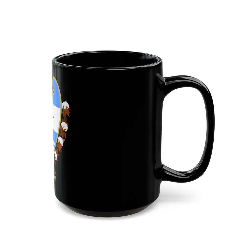 Coat of Arms Santiago del Estero Argentina - Black Coffee Mug-Go Mug Yourself