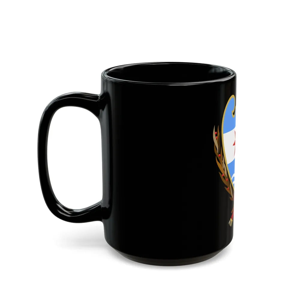 Coat of Arms Santiago del Estero Argentina - Black Coffee Mug-Go Mug Yourself