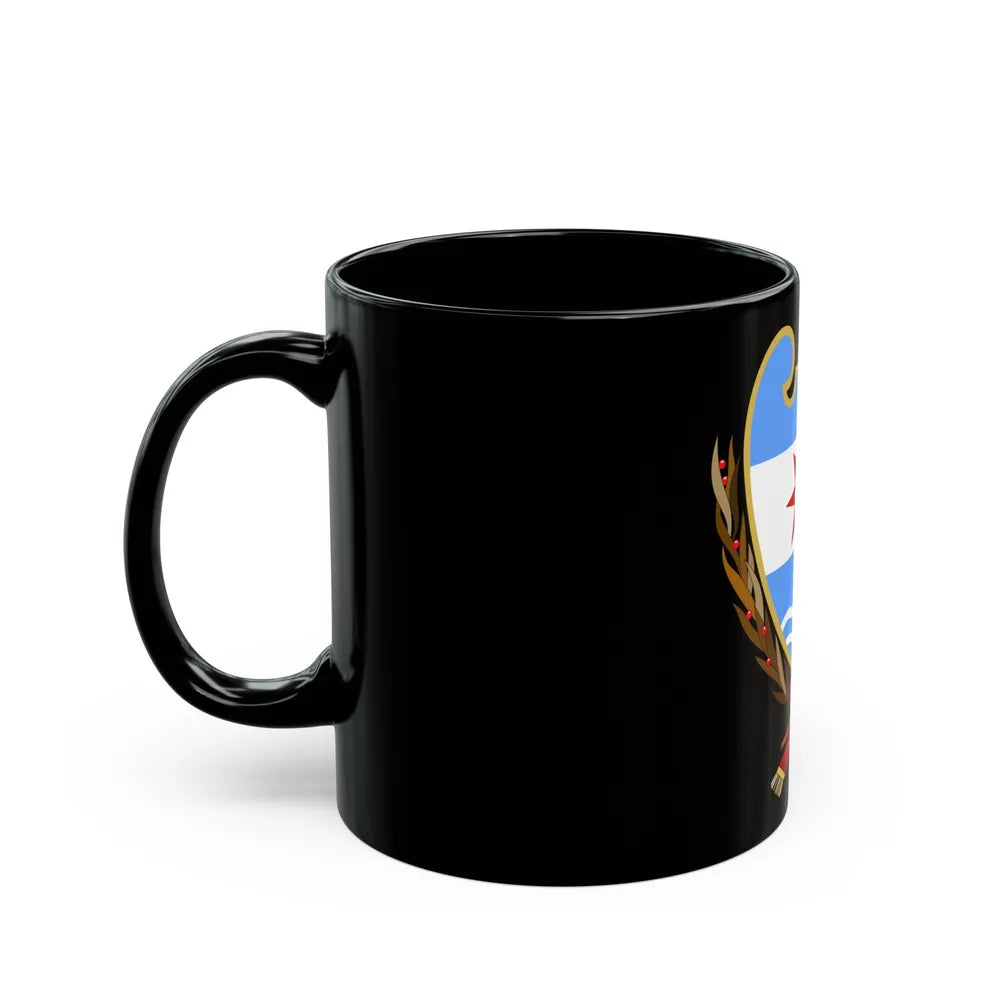 Coat of Arms Santiago del Estero Argentina - Black Coffee Mug-Go Mug Yourself