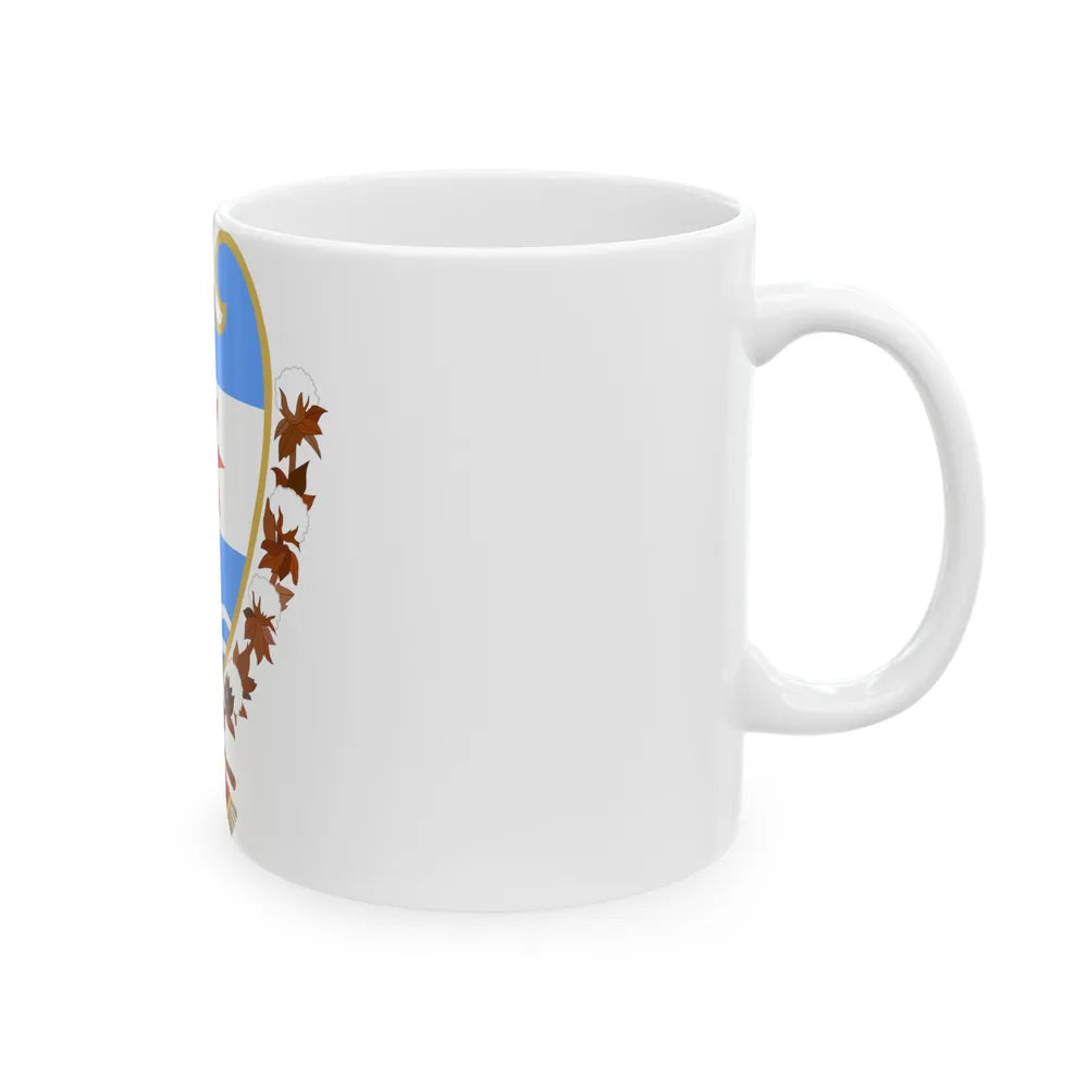 Coat of Arms Santiago del Estero Argentina - White Coffee Mug-Go Mug Yourself