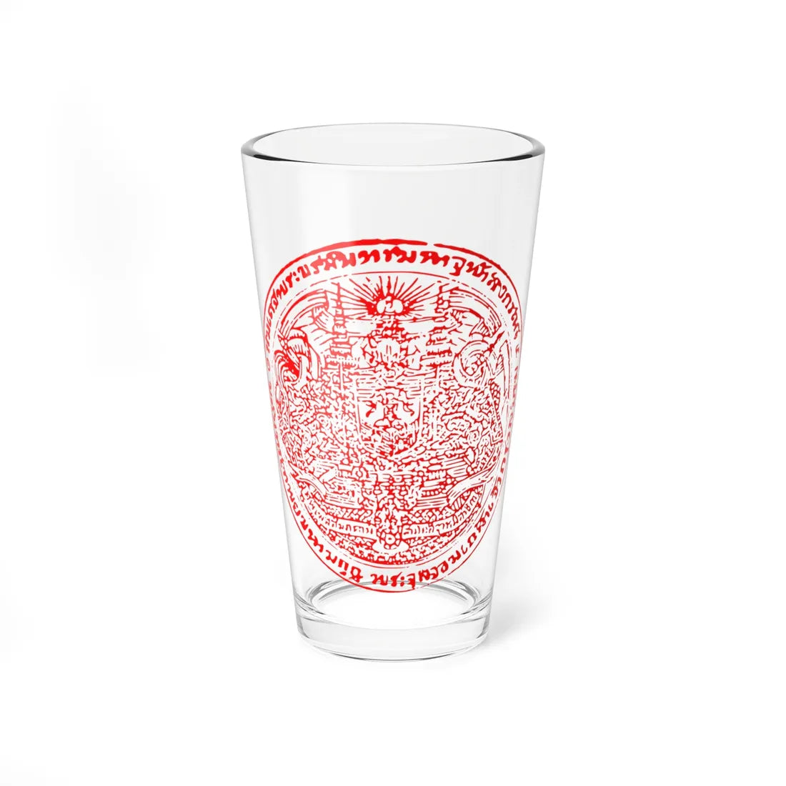 Coat of Arms Seal of Siam (Thailand) (Coat of Arms) Pint Glass 16oz 16oz - Go Mug Yourself