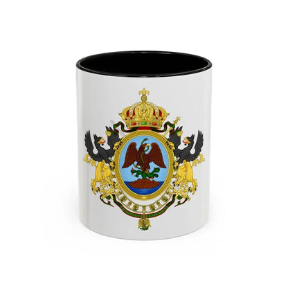 Coat of Arms Second Mexican Empire - Accent Coffee Mug 11oz Black - Go Mug Yourself