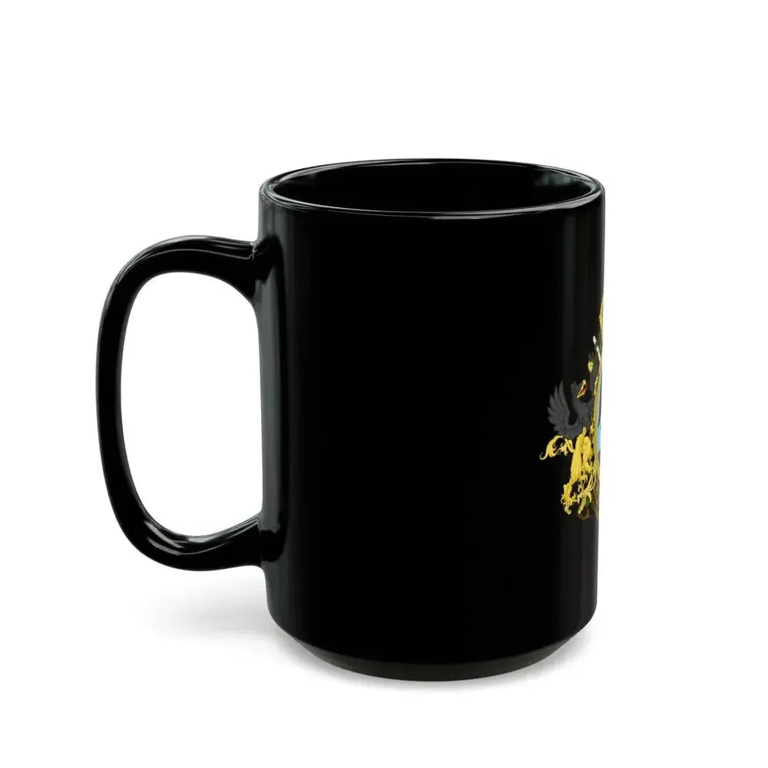 Coat of Arms Second Mexican Empire - Black Coffee Mug - Go Mug Yourself