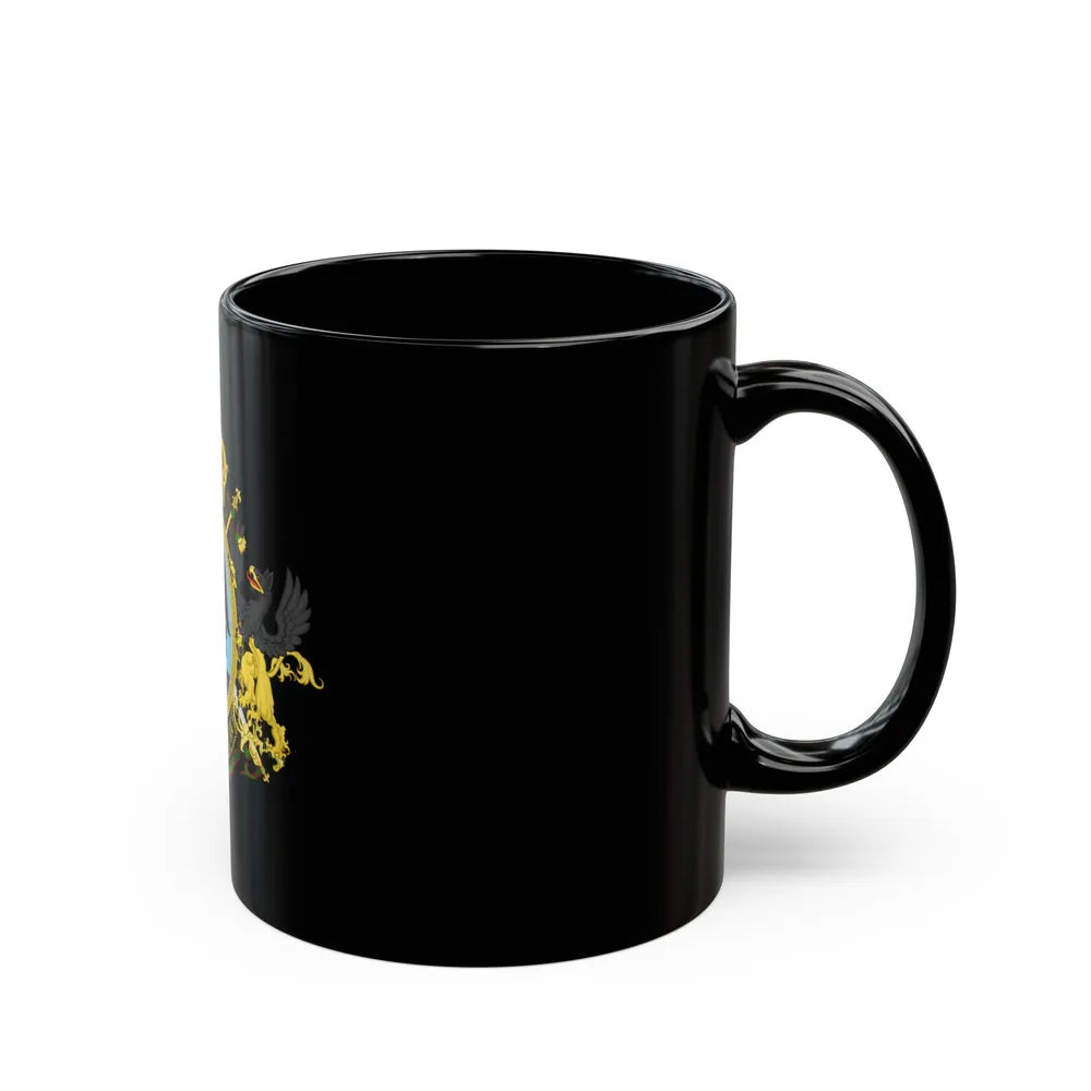 Coat of Arms Second Mexican Empire - Black Coffee Mug-Go Mug Yourself