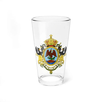 Coat of Arms Second Mexican Empire - Pint Glass 16oz 16oz - Go Mug Yourself